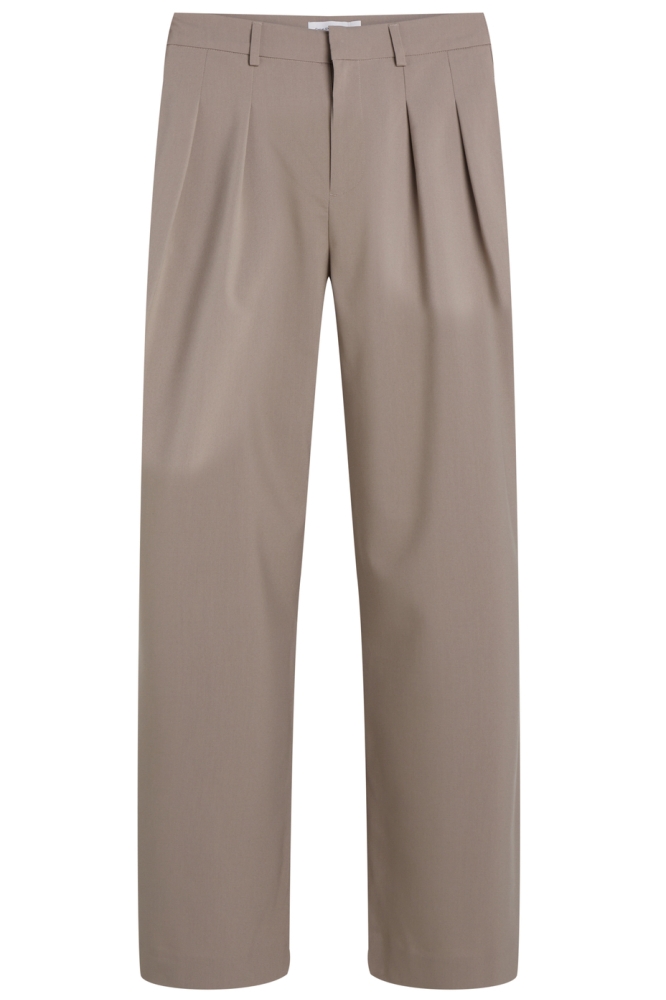 TAILORED WIDE LEG PANTS J20J224849 TAUPE GRAY
